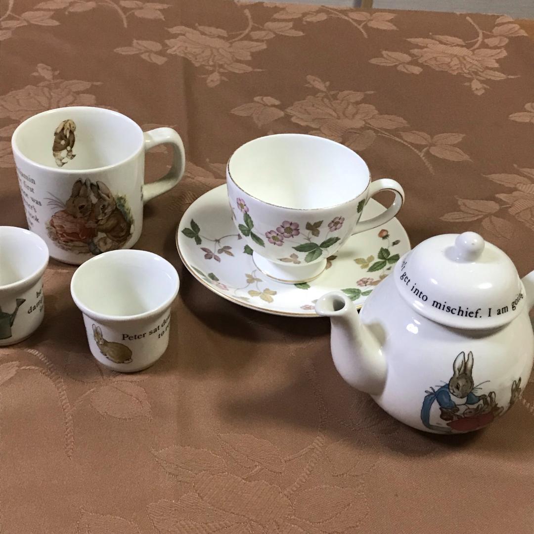 廃盤）　ウエッジウッド　ピーターラビット　食器6点セット