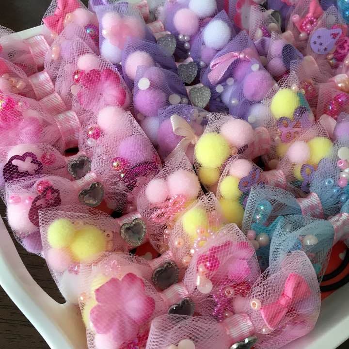 チュールりぼん♡ヘアゴム♡ペア