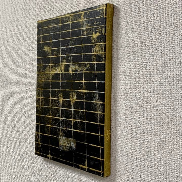 アライグマ アクリル 絵画 原画 美術  アート インテリア F4 #1