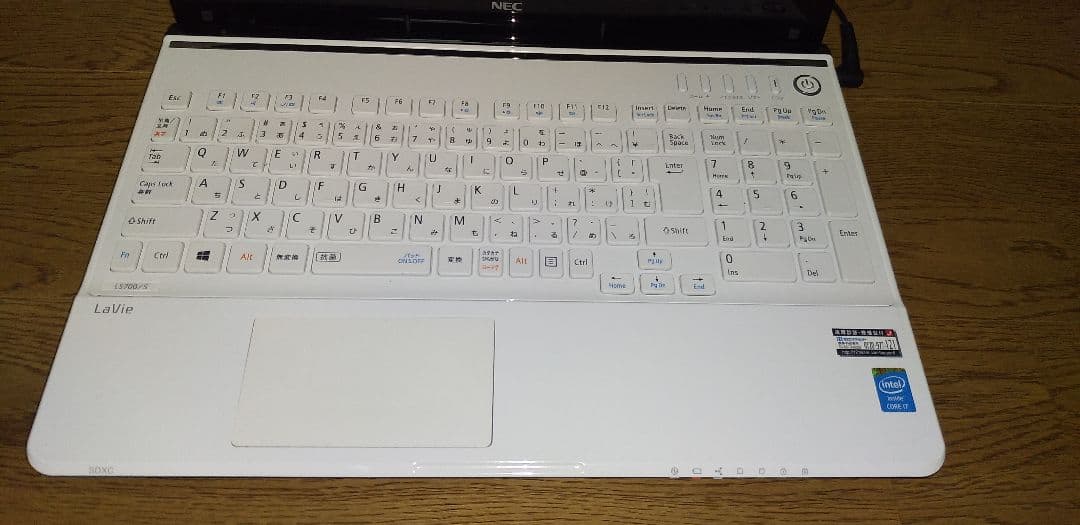 Windowsノート本体 PC-LS700SSW/i7/8GB/SSD1TB/Win11/Office