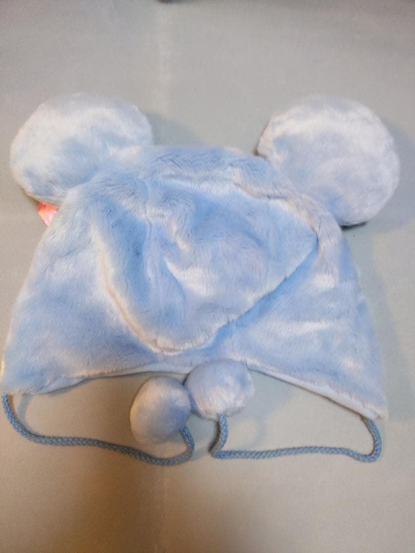 ディズニー　ファンキャップ　水色　ミニー