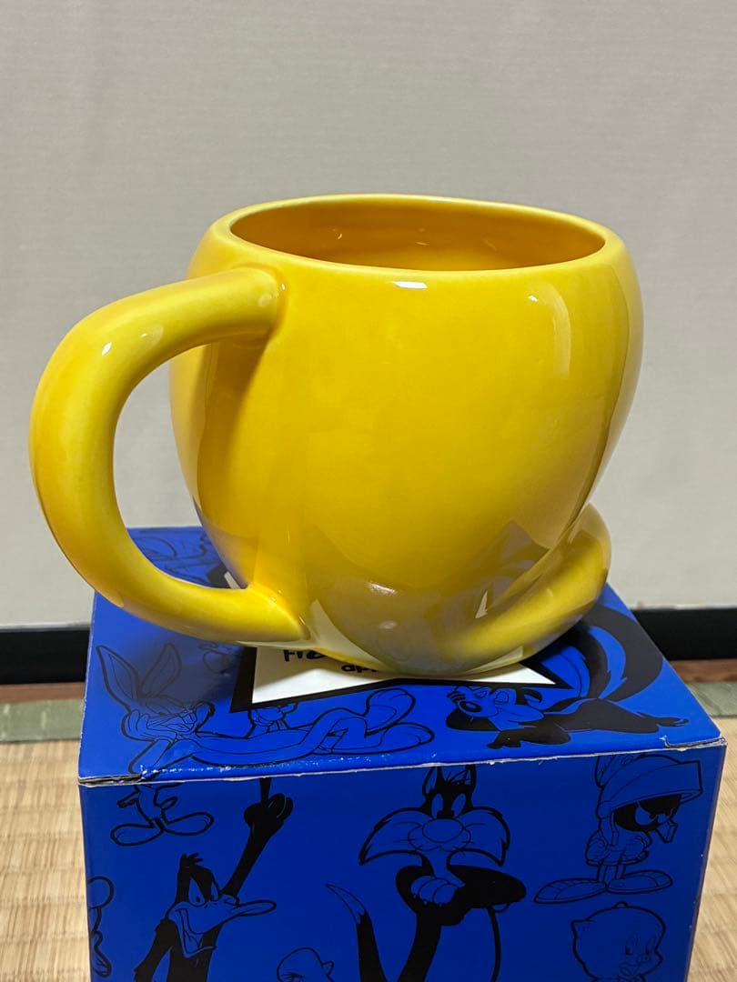 【箱付き/未使用】トゥイーティー マグカップ 陶器製 tweety