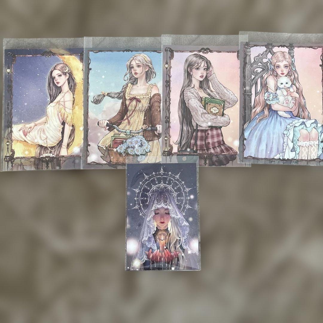 hwara様　イラストカード　まとめ売り　101枚