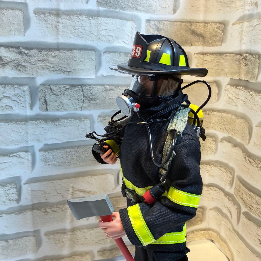 1/6 12インチ アメリカ ファイヤーマンカスタムフィギュア