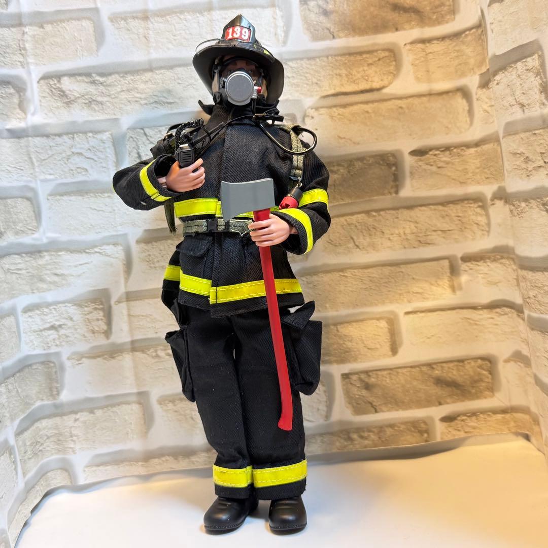 1/6 12インチ アメリカ ファイヤーマンカスタムフィギュア