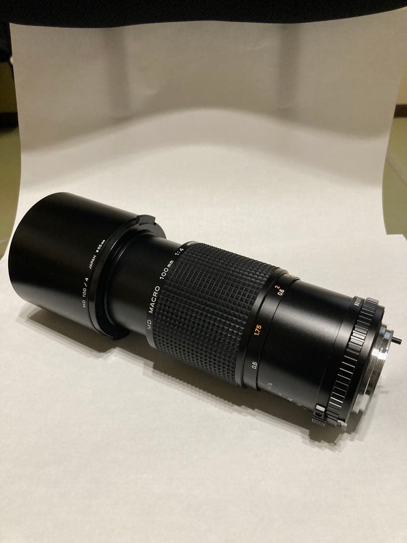 MINOLTA MD MACRO 100mm F4 ＋専用等倍中間リング セット