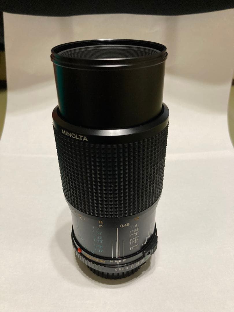 MINOLTA MD MACRO 100mm F4 ＋専用等倍中間リング セット