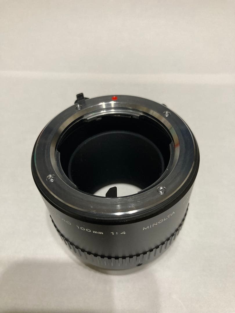 MINOLTA MD MACRO 100mm F4 ＋専用等倍中間リング セット