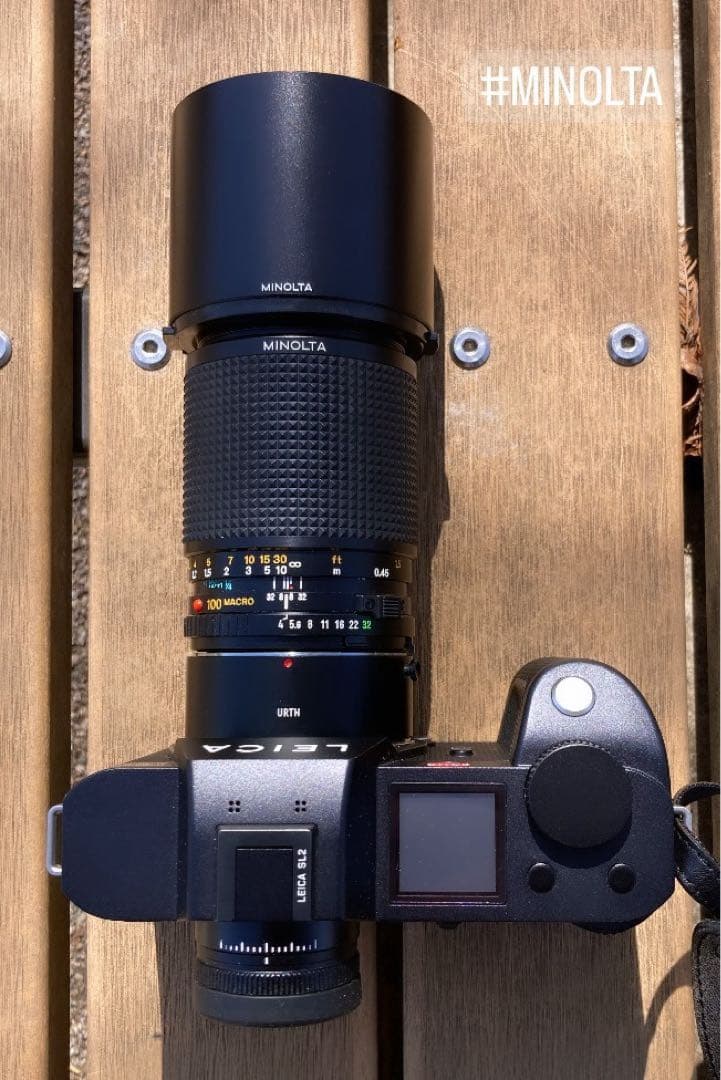 MINOLTA MD MACRO 100mm F4 ＋専用等倍中間リング セット