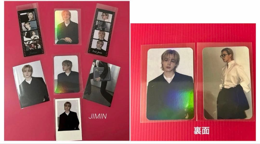 BTS JIMIN アクリルコースター・フィルムブックマーク