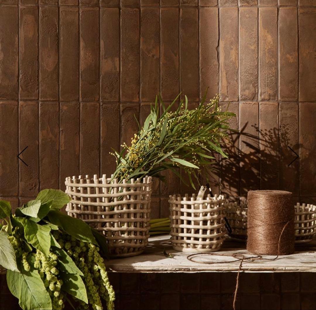 ferm LIVING セラミックバスケットS