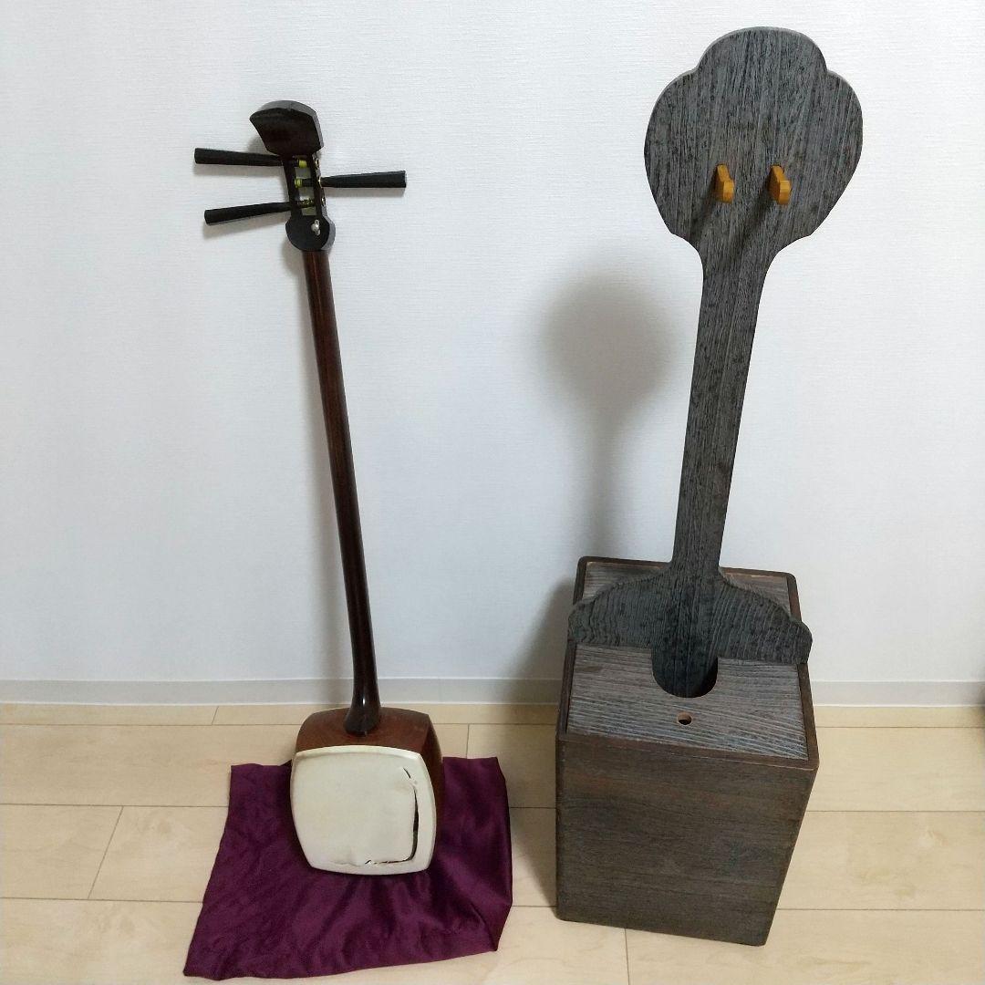 三味線 桐箱スタンド