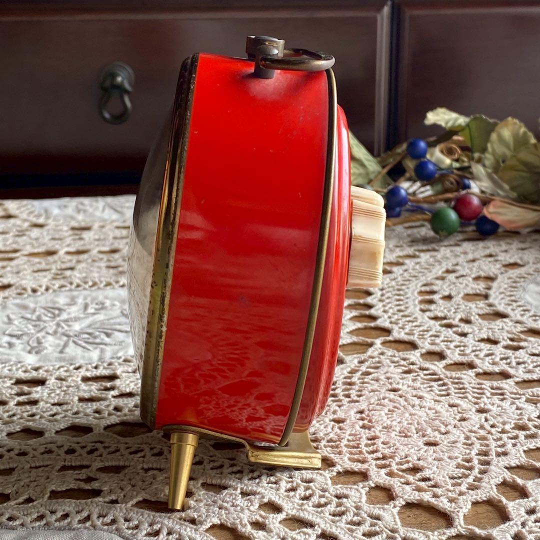 SEIKOCORONA 2 JEWELS ゼンマイ 置時計 インテリア