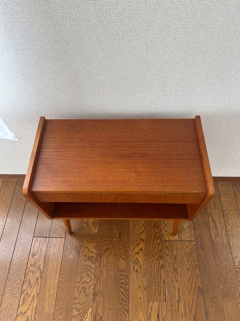 デンマーク北欧60年代ビンテージ キャビネット ソーイングテーブルワゴン