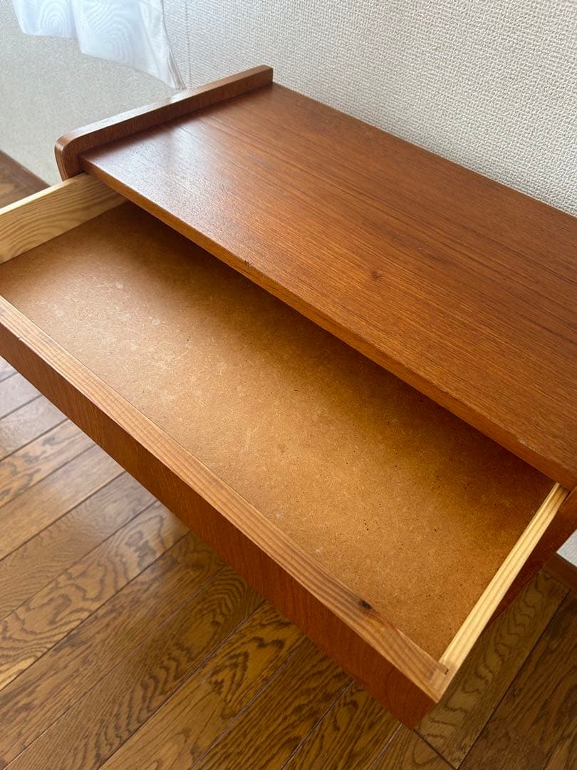 デンマーク北欧60年代ビンテージ キャビネット ソーイングテーブルワゴン