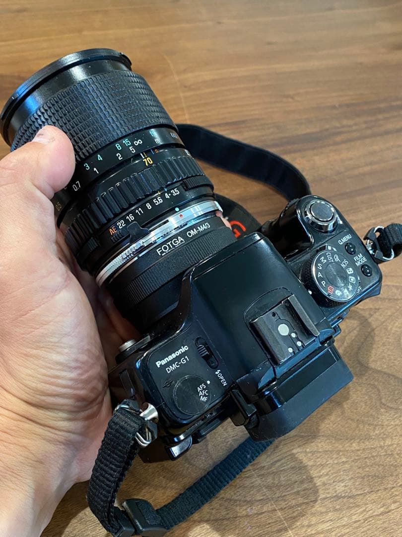 LUMIX G1 ミラーレス一眼　オリンパスアダプタ　タムロン　28-70マクロ