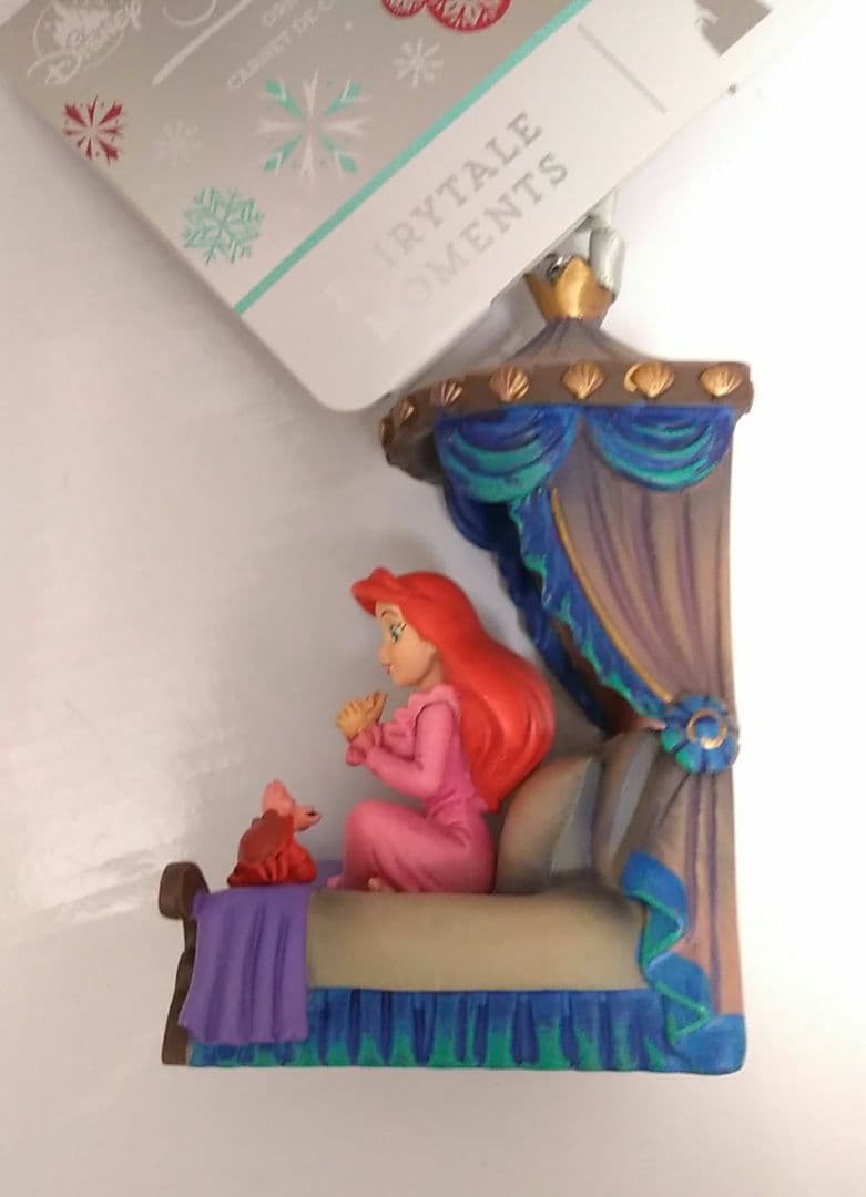 アリエル　セバスチャン　スケッチブック　オーナメント　ディズニー　フィギュア