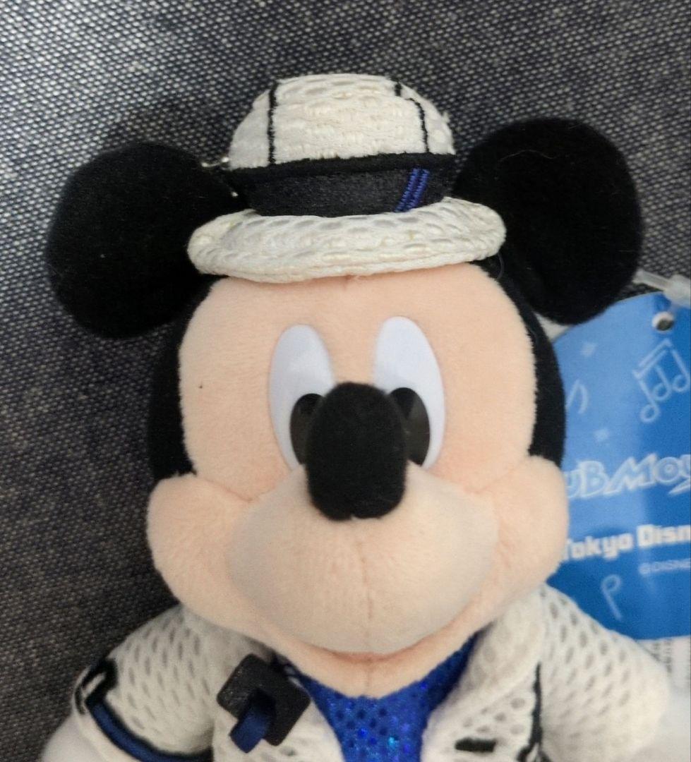 ディズニー　クラブマウスビート　白ジャケット　ミッキー　ぬいぐるみバッジ