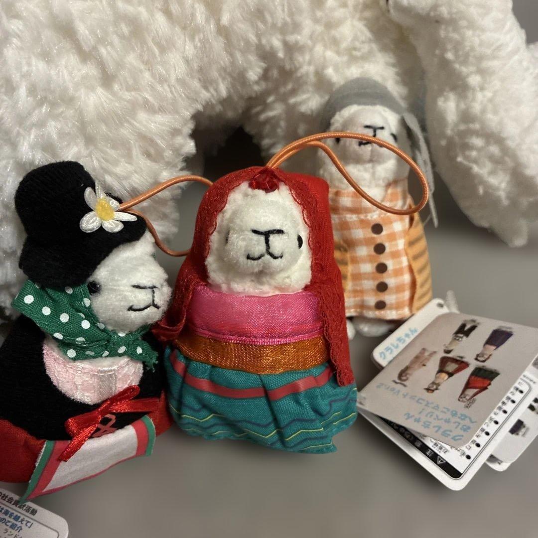アルパカぬいぐるみとマスコットセット即購入OK