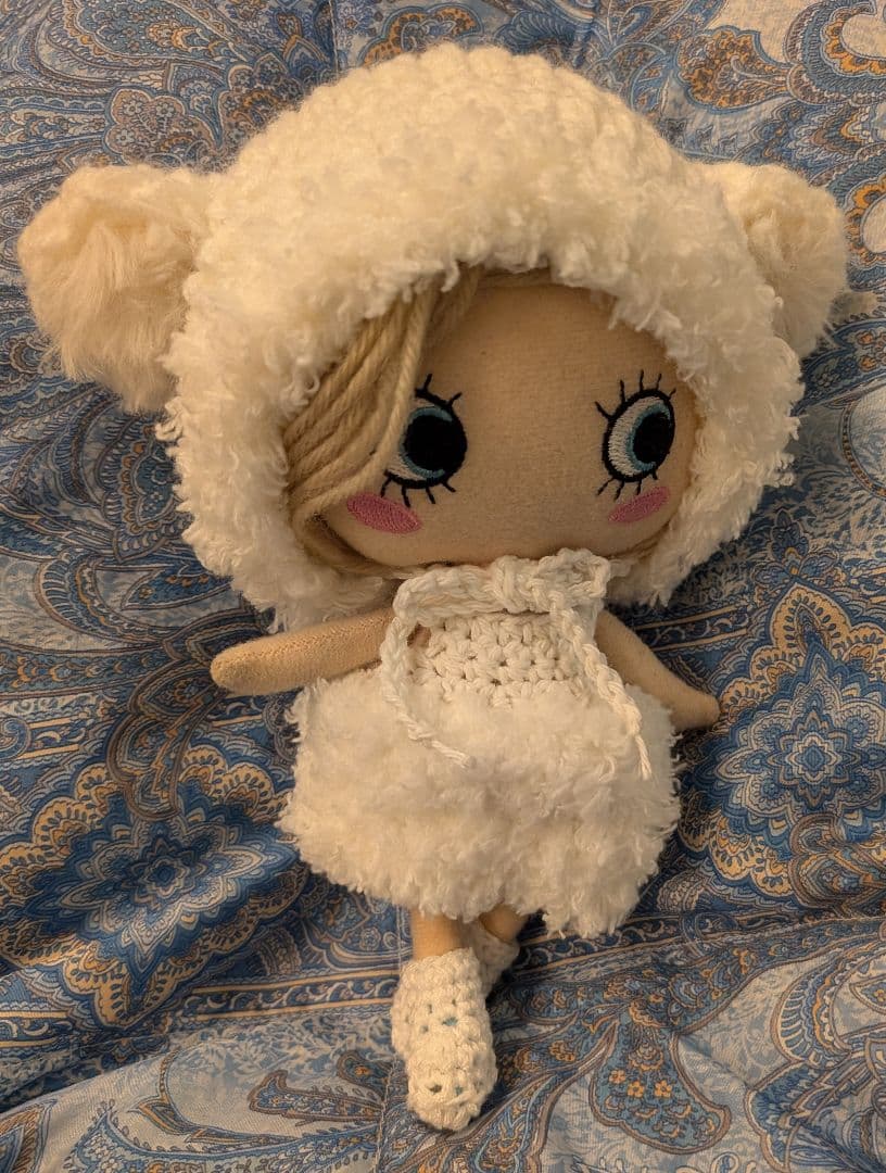 yumiさま専用　たれ耳うさぎ　しろくまさんコーデ