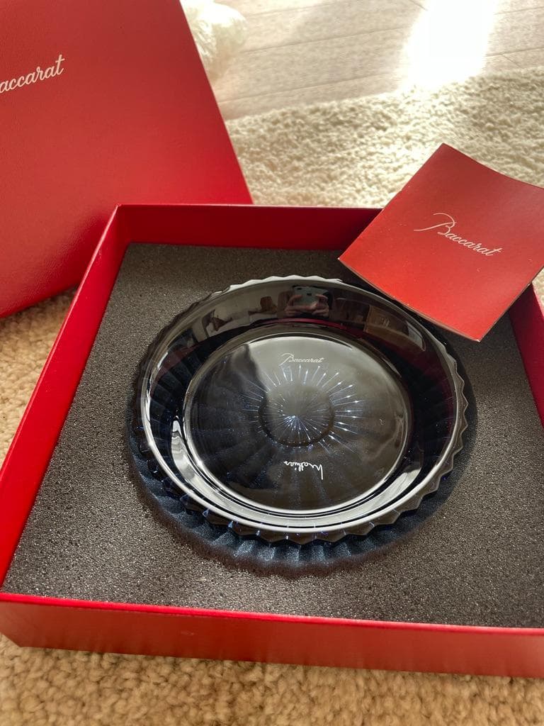 未使用　Baccarat バカラ ミルニュイ　ミッドナイトブルー 13cm