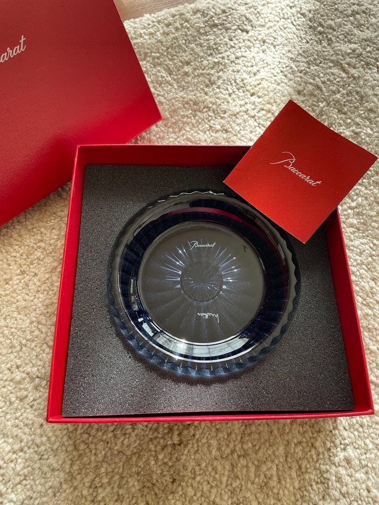 未使用　Baccarat バカラ ミルニュイ　ミッドナイトブルー 13cm