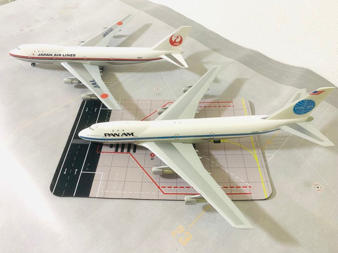 昭和ろく‼️ＰＡＮＡＭ／Ｂ７４７－１２１ヘルパ製１／２００スケール(プラ製)