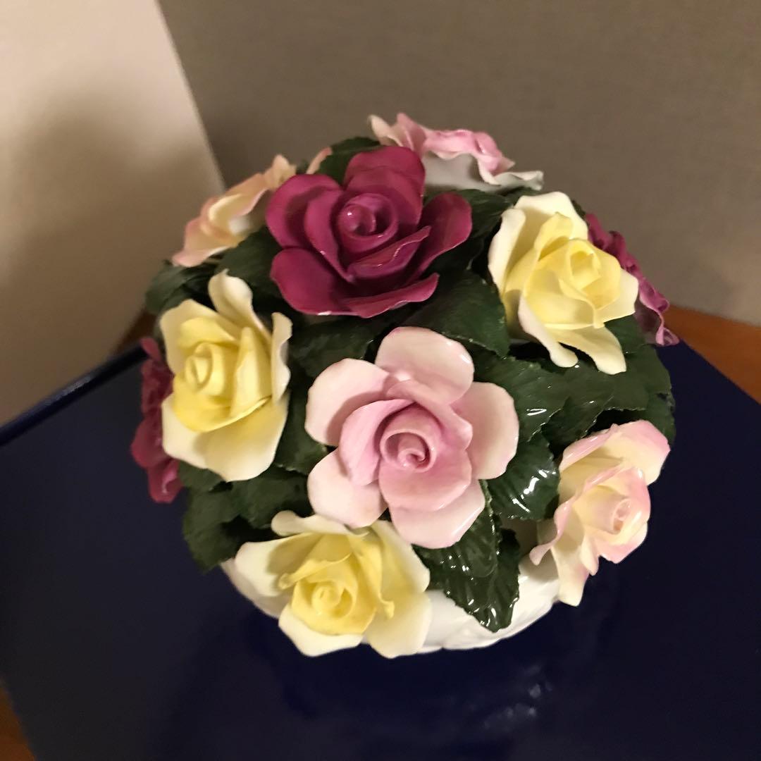 エインズレイ　陶花　置物