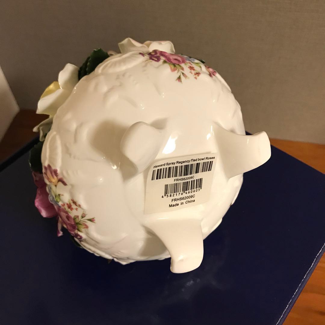 エインズレイ　陶花　置物