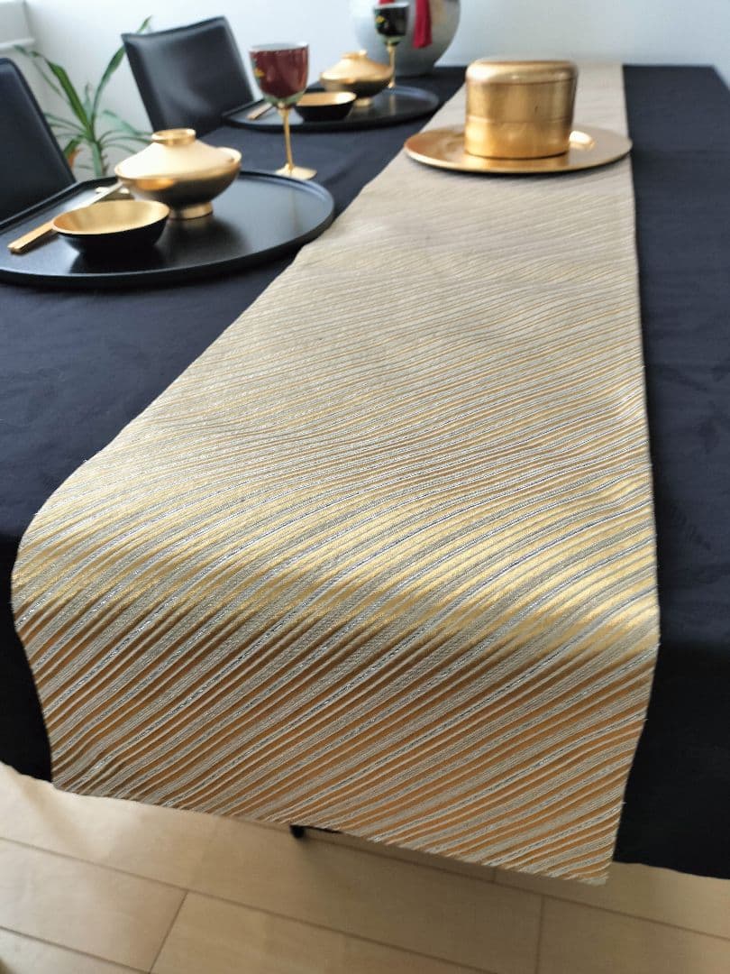 A837高級‼️ひな祭り‼️全通帯‼️袋帯テーブルランナー2m16