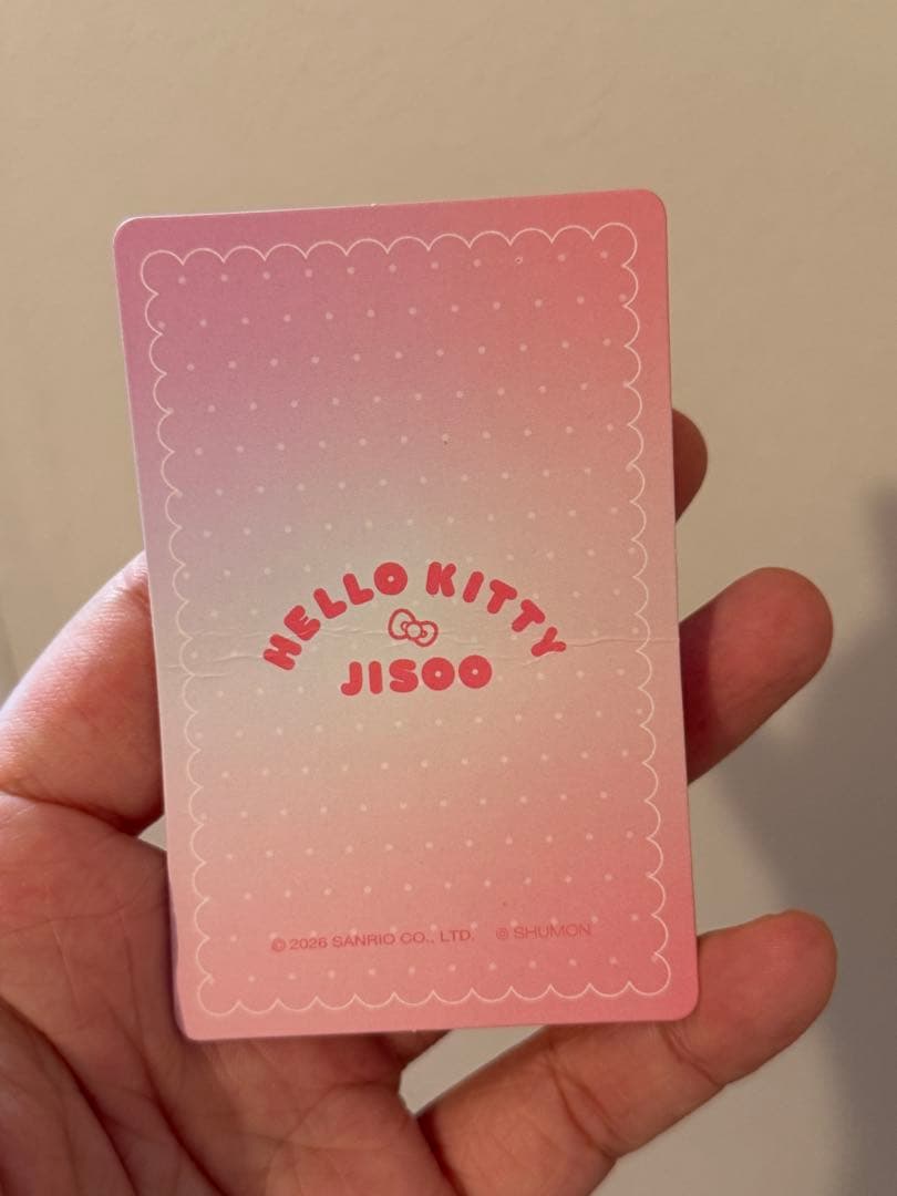 BLACKPINK ジス ハローキティ キーホルダー Original 未開封