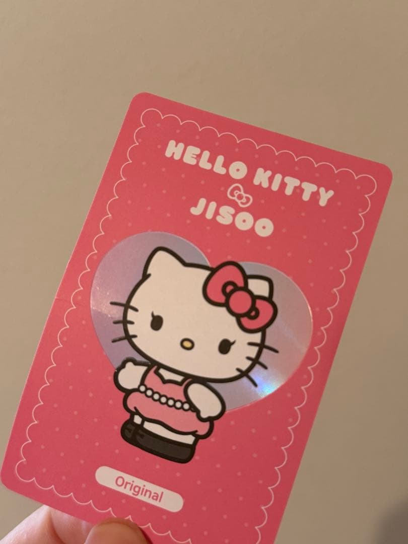 BLACKPINK ジス ハローキティ キーホルダー Original 未開封