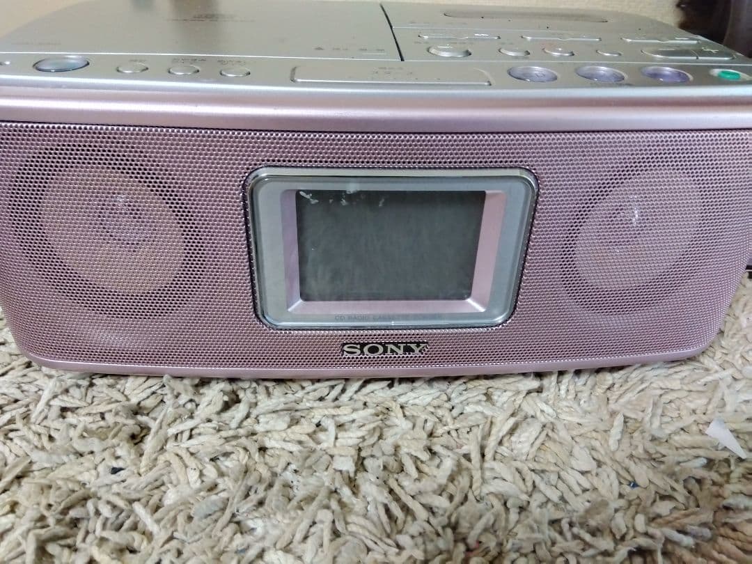 ソニーラジオCD/カセット２台