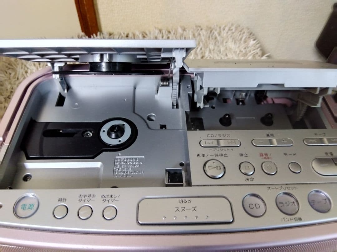 ソニーラジオCD/カセット２台