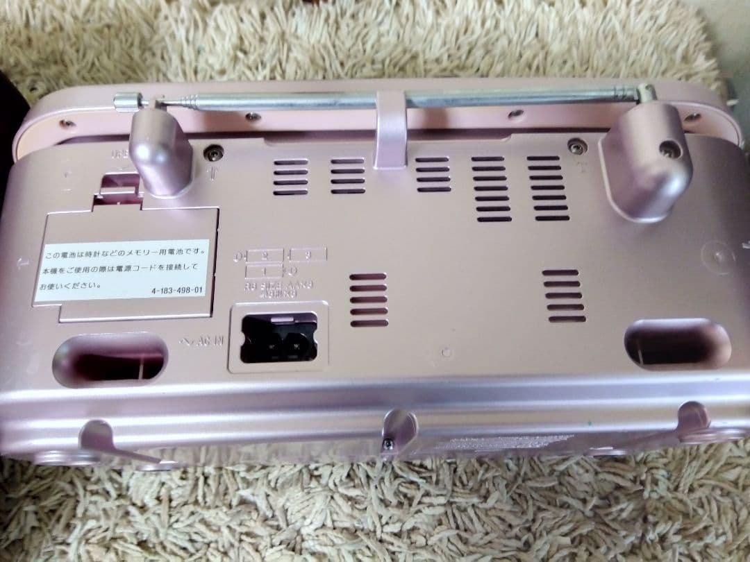 ソニーラジオCD/カセット２台