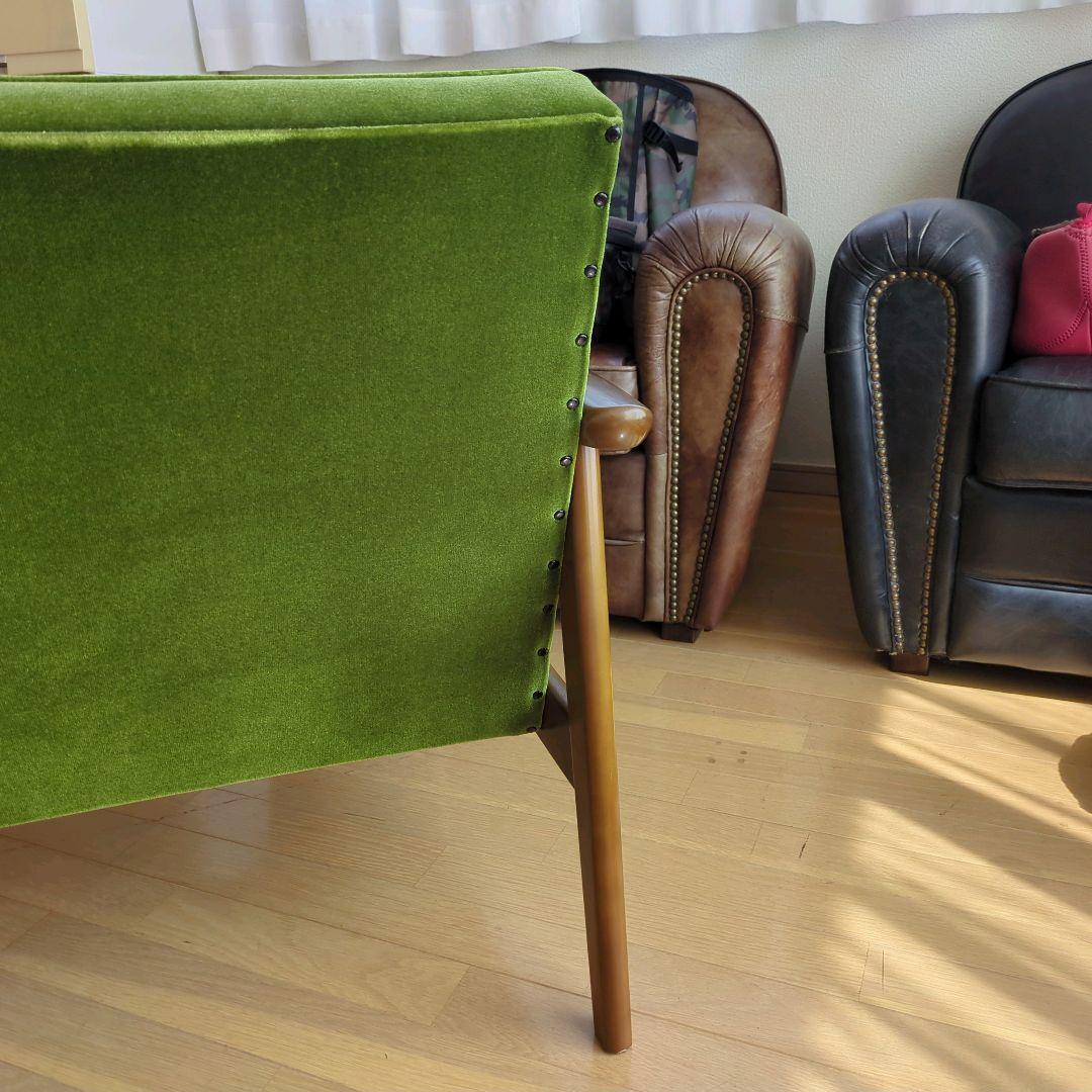 【美品】カリモク60 Kチェア 2シーター