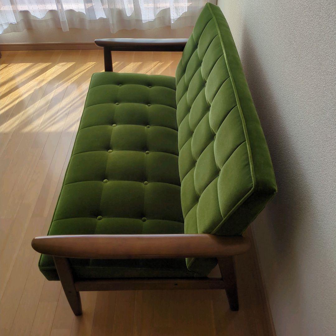【美品】カリモク60 Kチェア 2シーター