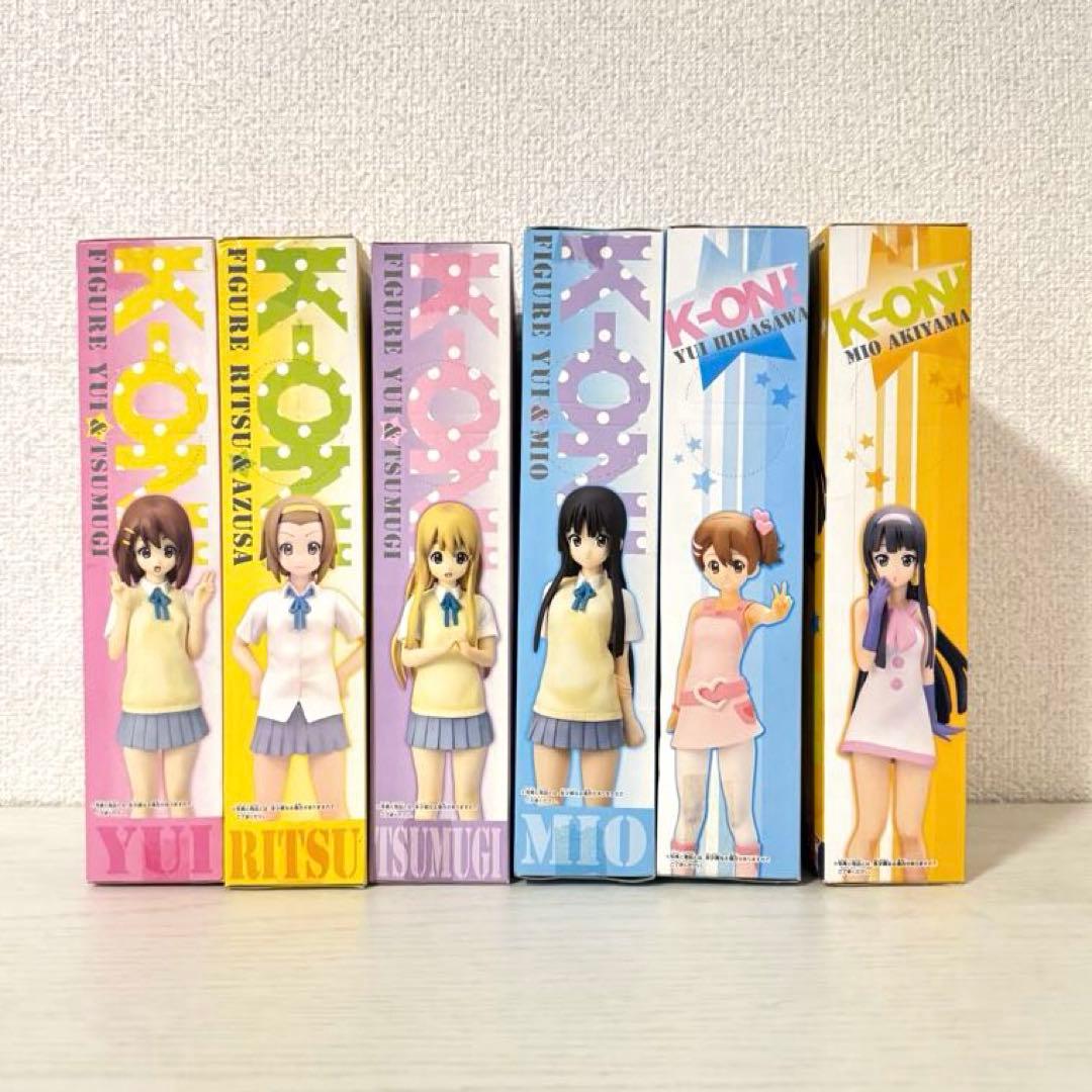 けいおん！組立式フィギュア 唯&紬 澪 律 PV衣装 制服