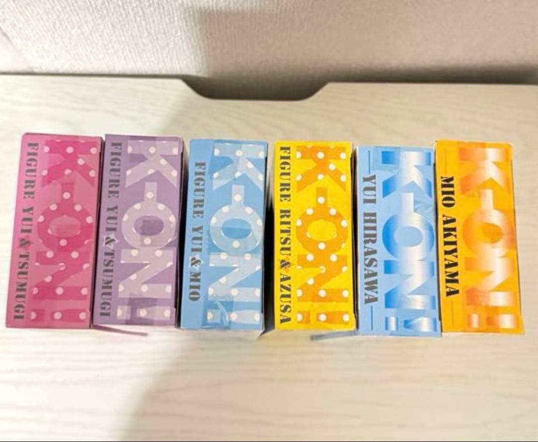 けいおん！組立式フィギュア 唯&紬 澪 律 PV衣装 制服