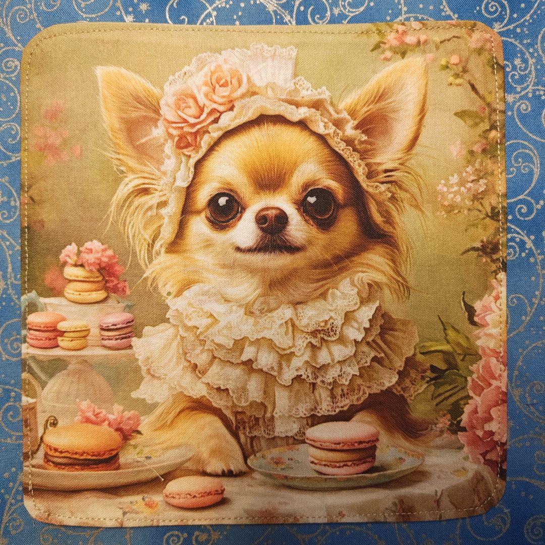 ななちゃん　ハンカチ　チワワちゃん柄　18枚