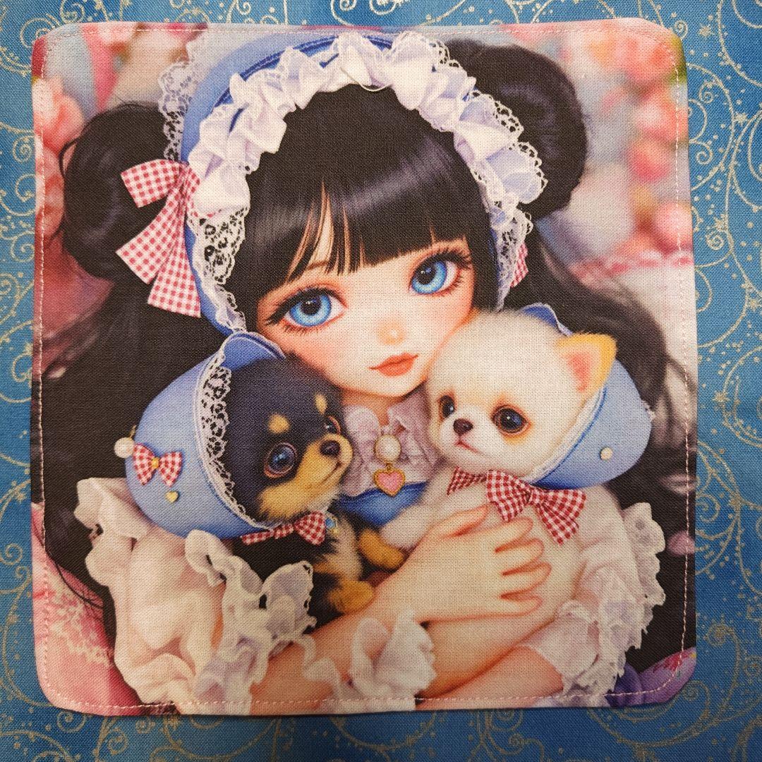 ななちゃん　ハンカチ　チワワちゃん柄　18枚