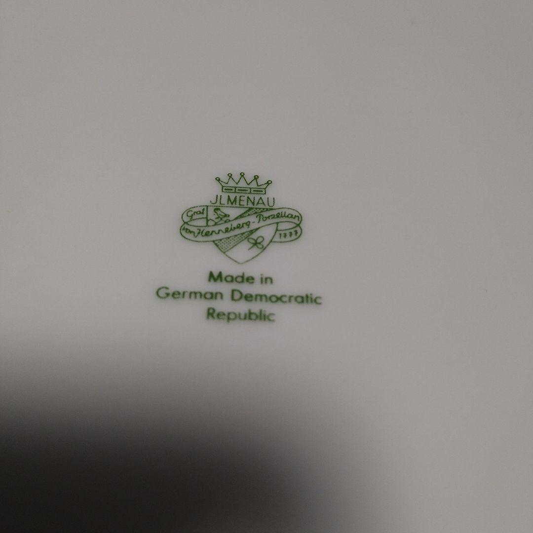 ♥値下げ♥旧東ドイツ製薔薇金彩キャセロール歴史物キズ補修あり