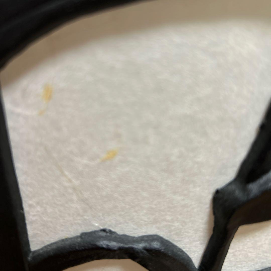 ブラックメタル和柄スタンドランプ