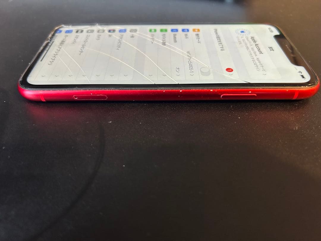 【画面割れ】Apple iPhone11 レッド128GB