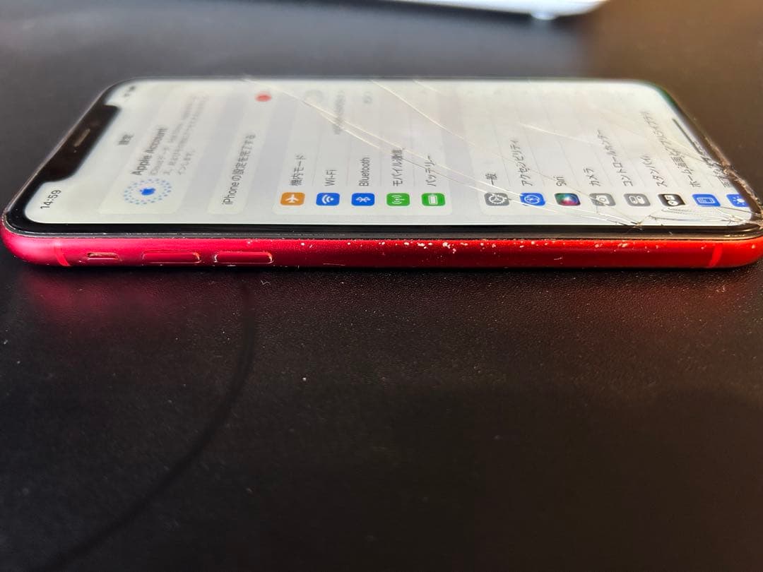 【画面割れ】Apple iPhone11 レッド128GB