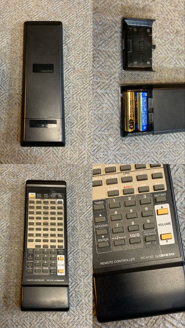 G261\" ONKYO ステレオセット A-909X K-185 D-SX9A