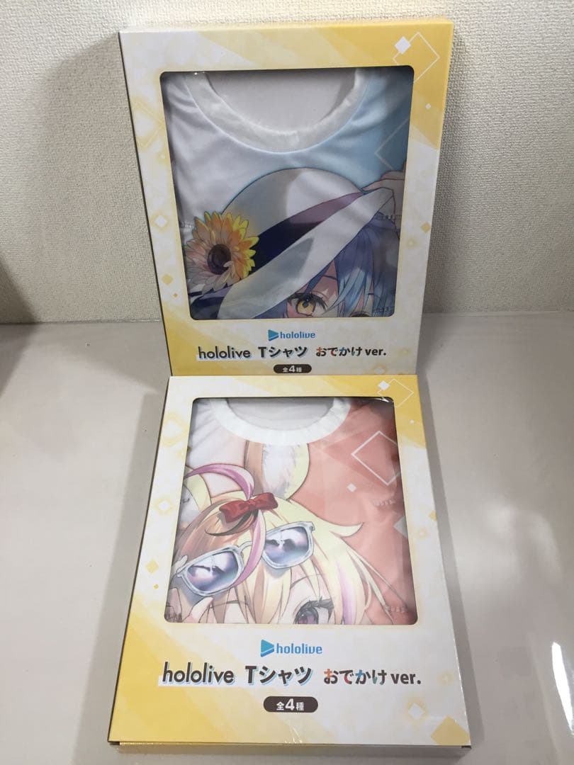 未開封 ホロライブ Tシャツ おでかけver. 全4種 GiGO限定 ねぽらぼ