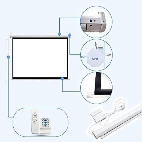 アウトレット　電動プロジェクタースクリーン　100インチ