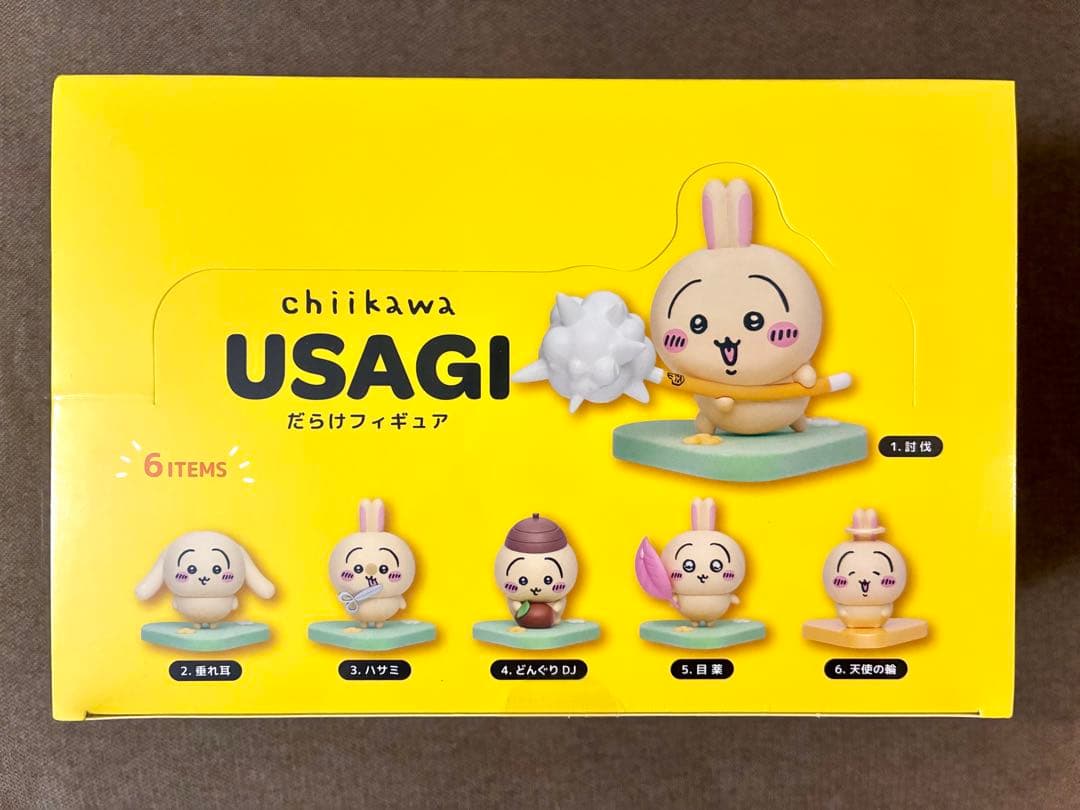 ちいかわ GPSBOX うさぎだらけフィギュア（全6種）　コンプリートボックス