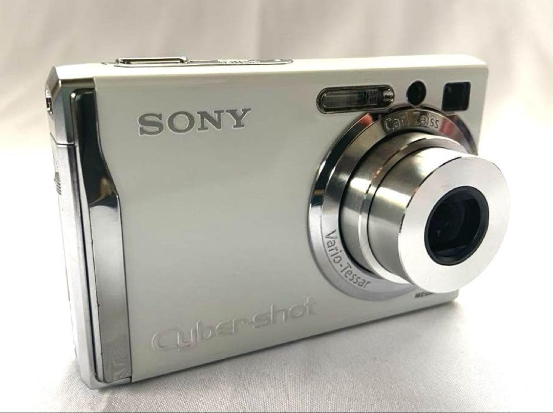 美品 SONY Cyber-shot DSC-W80 ホワイト デジカメ